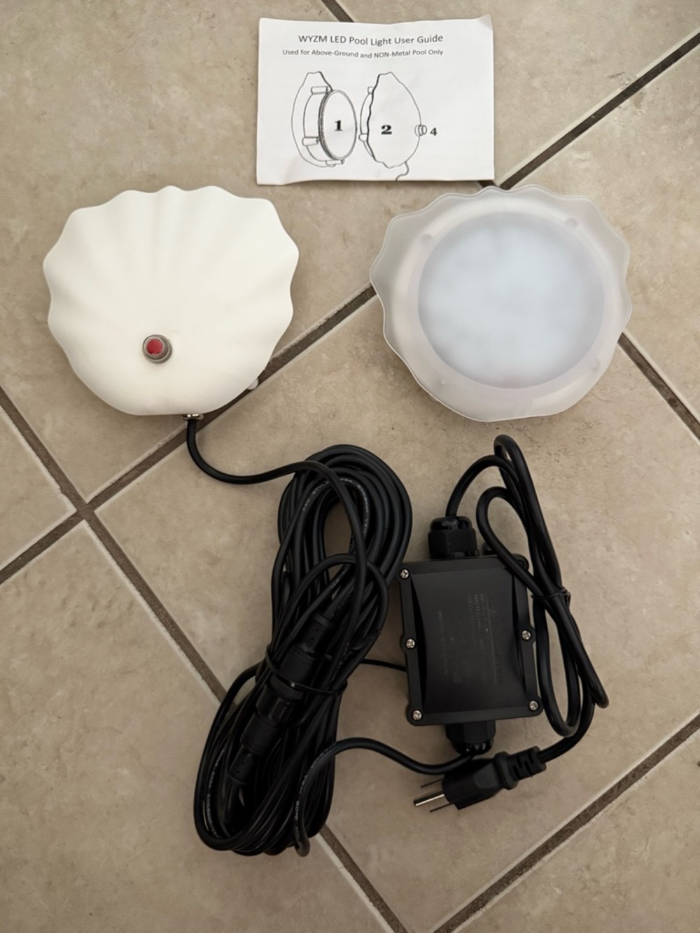 Pool light for Above Swimming Pool, LED 7 Color Changing, IP68 Waterproof